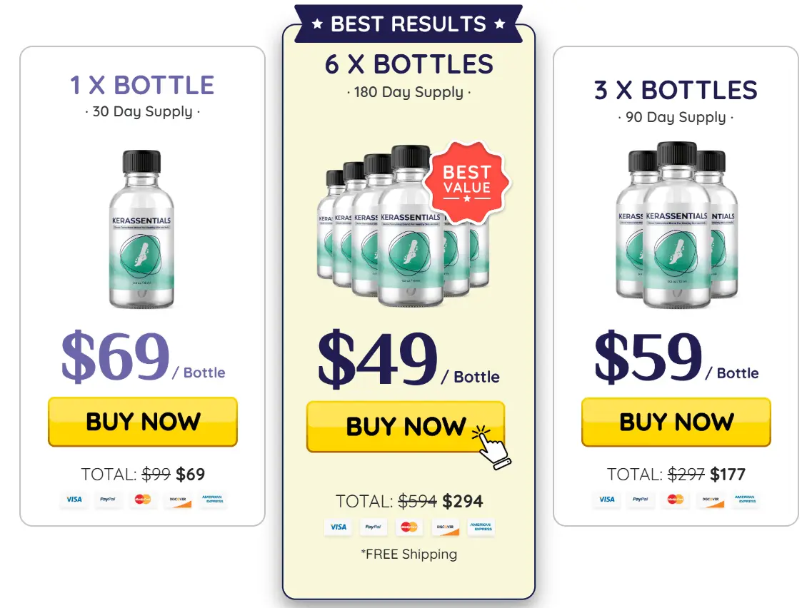 kerassentials-pricing